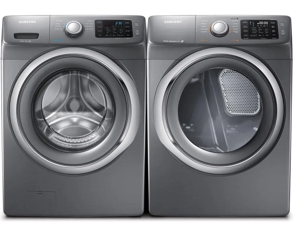 Buy Samsung Appliance Stainless Platinum Front Load Laundry Pair with