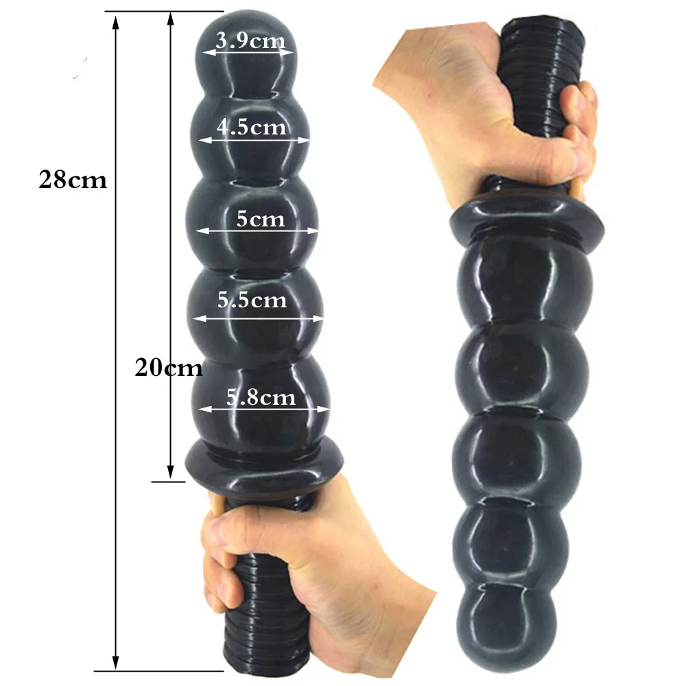 FAAK Anus Beads with Handle Anal plug Juguetes Sexuales Butt Plug With Solid Balls Stimulative Unisex Sex Toy Sex Toys For Wome