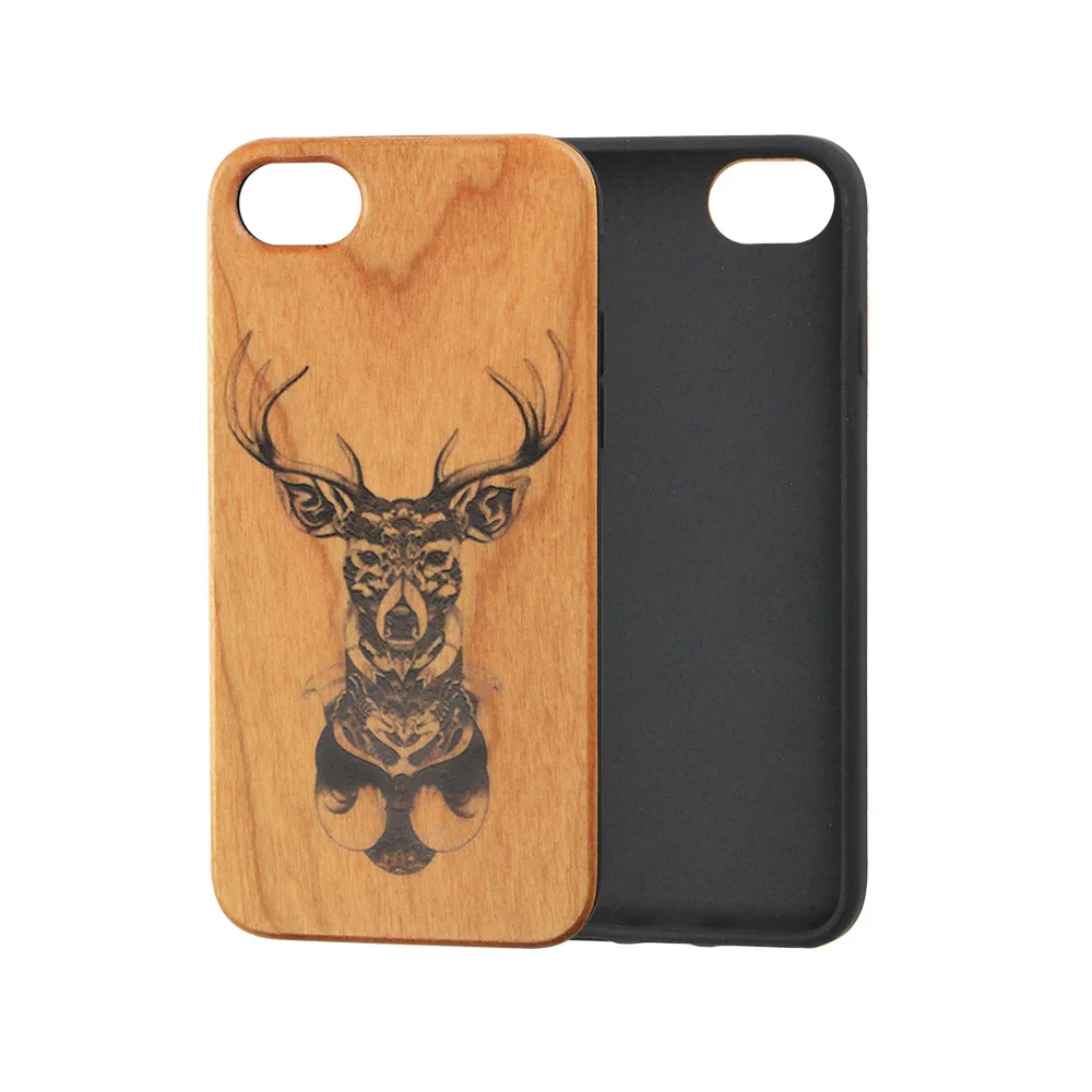 

China Best Selling High Quality Wood Mobile Phone Case Chinese Cell Covers for iPhone 8 for iPhone X, Original wood color
