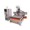 Two spindles Pneumatic Tool changer CNC Router with Drilling 5+4