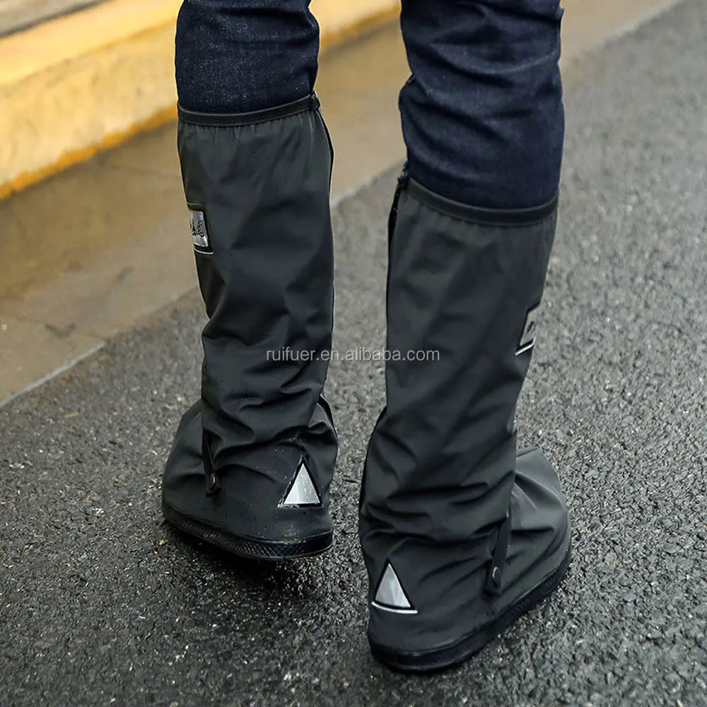 Motorcycle Biker Reflective Rain Boot.jpg