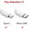 Short 10 cm 20cm 30 c USB Type C Cable Usb Type-c Cables for mobile phone Black White color