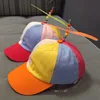 Mixed Color Baseball Hat With Helicopter Propeller Kid Toys Hat/Cap