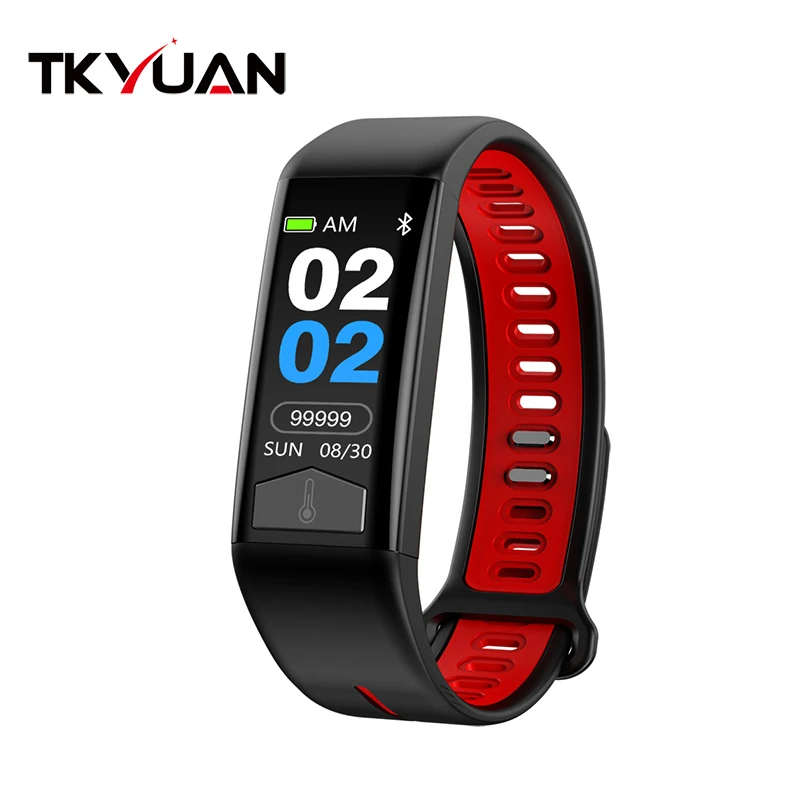 

TKYUAN Measure Body Temperature Smart band Color Screen Heart Rate Monitor Activity Fitness Tracker ECG Smart Watch, N/a