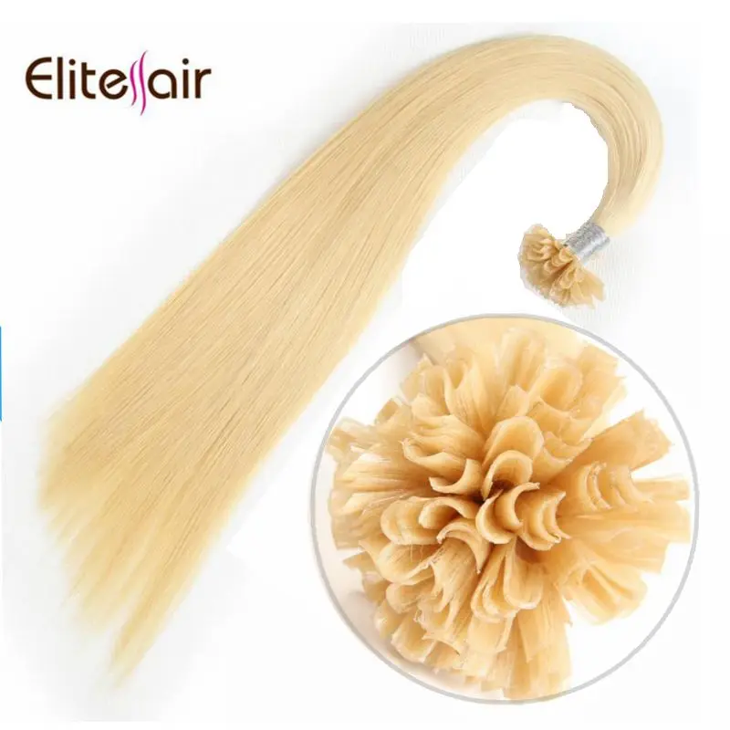 

Top Quality U I Tip Hair Extensions Virgin Human Hair Keratin Prebonded Double Drawn U I Tip Human Hair Extension