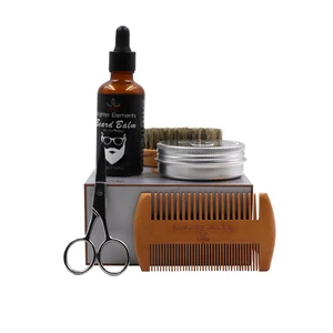 Private label 100% natural beard essential oil mens grooming kit for  mens gift set
