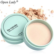 3 Color translúcido pó pressionado com sopro suave fundação maquiagem rosto à prova d ‘ água acabamento PowderSkin definir pó solto