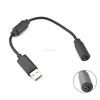 Free Sample Black USB Breakaway Extension Cable to PC Converter Adapter Cord for Xbox 360 Controller Extension Cable