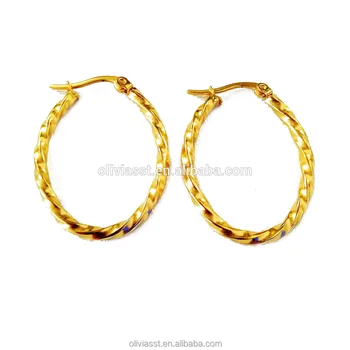 latest gold earrings for daily wear