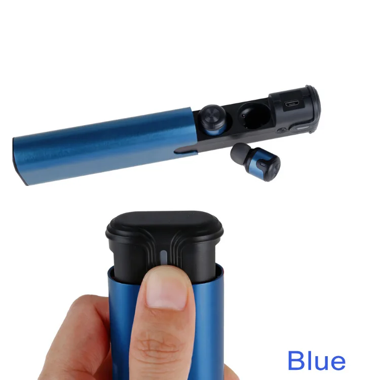 

2018 New Arrival 4.1 TWS blue tooth earbuds wireless earphones with charging case