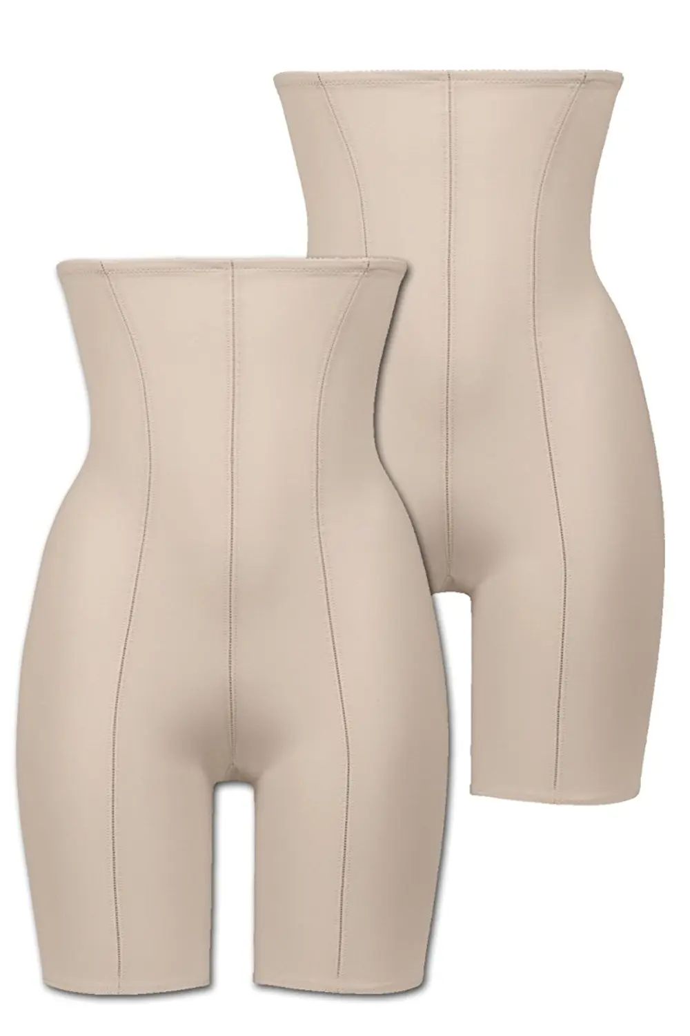 Naturana Women's Pack of 2 High Waist Long Leg Panty Girdle 0060