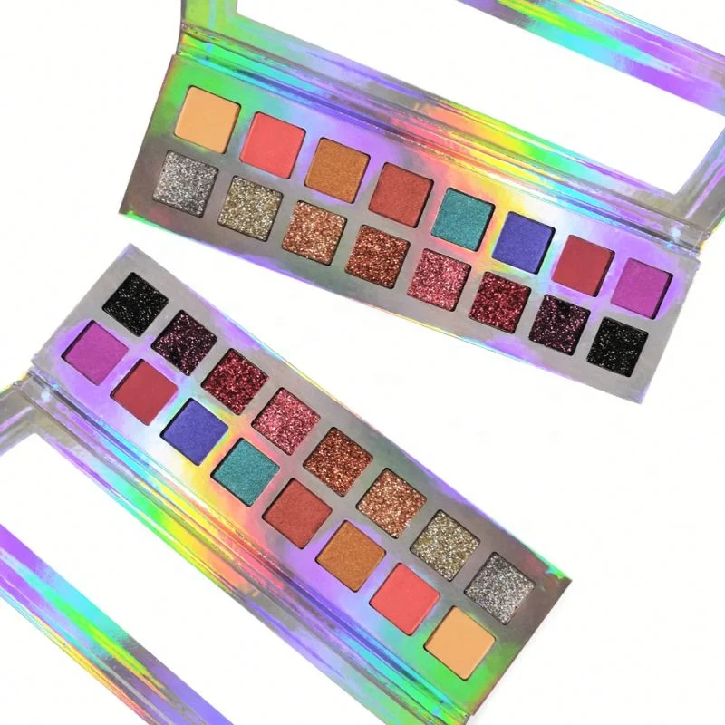 

2019 Multi Colored Custom logo Private Label waterproof glitter Eyeshadow Palette 16 Colors Available Eyeshadow
