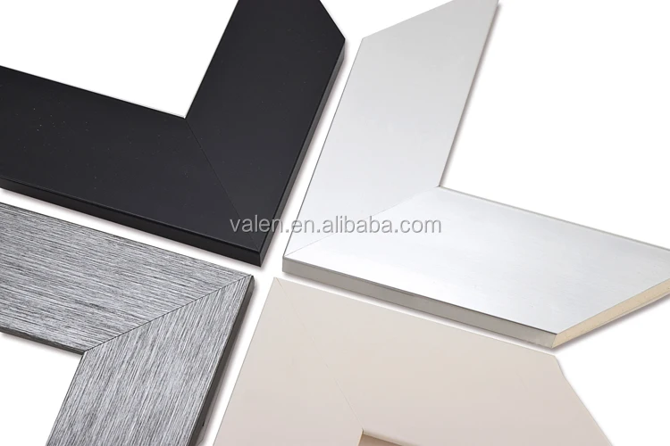 New Black Flat Plastic Mirror Frame Moulding In Lengths Buy Frame