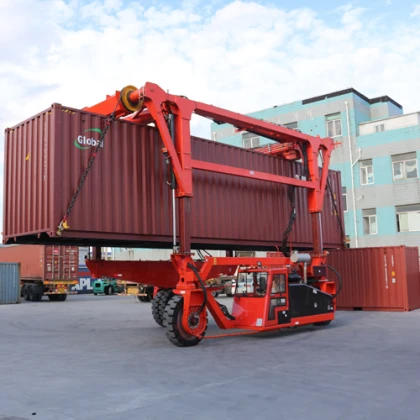 重型集装箱跨托架 20/40 英尺集装箱装载机处理程序到达堆st机