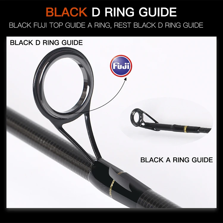 Lure Spinning Fishing Rods One Section Full Carbon Wholesale M 6'9" 6'9