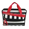 Trendy fashion black and white multifunctional file briefcase or portfolio
