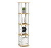 NO.3884-2 Furinno 5-Tier Corner Square Rack Bookcases