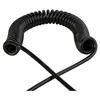 Custom Coiled power cord Spiral cable Spring wire with PU PUR TPU TPE PVC jacket CE RoHS approval