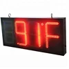 Low price 8inch 10inch 12inch red color white color single color time temperature led display for indoor and outdoor