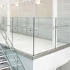 ss glass railing with tempered glass side mounted handrail