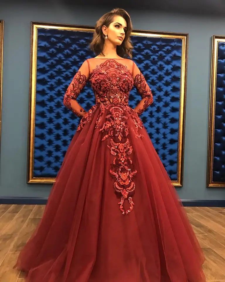 Black Prom Dress High Neck Puffy Ball Gown Modern Women Evening Party Wear Long Gowns for Special Occasion