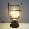 Indoor Industrial Decorative Iron Frame LED Table Light