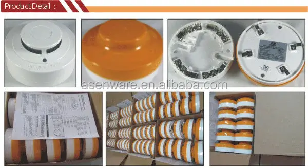 Conventional Fire Alarm 9V Battery operated smoke detector for sale