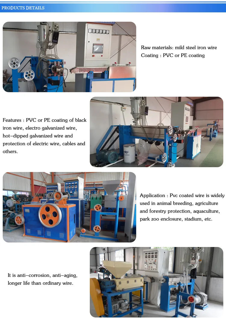 Pvc Wire Coating Machine /pvc Pe Wire Making Machine/coated Wire Line