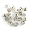 Michine Cut Chaton Crystal Rhinestones In Sew On Setting