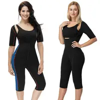 

Neoprene Sport Vest Shaper Bodysuit with Zipper,Full Body Shaper Sport Sweat Women Shapewear For Weight loss with sleeve