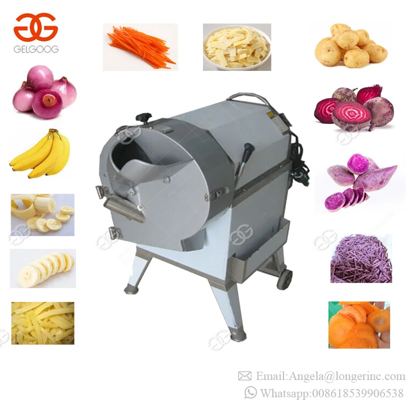 Stainless Steel Automatic Vegetable Fruit Banana Chips Chopper Cassava
