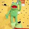45cm Low MOQ wholesale soft green frog stuffed plush toys for kids