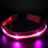 Led Dog Collar Light USB Rechargeable Flashing Lights Dog Collars Glowing in Dark Make Pets Safe from Danger at Night