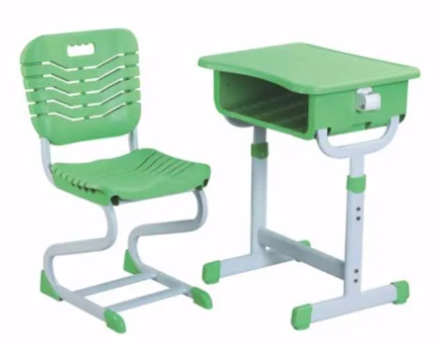 Plastic School Desk And Chair Height Adjustable Student Children