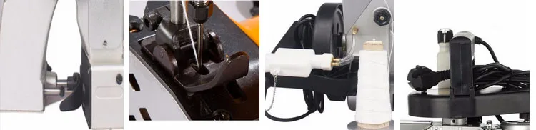 Factory sewing thread machine portable bag closer with top quality