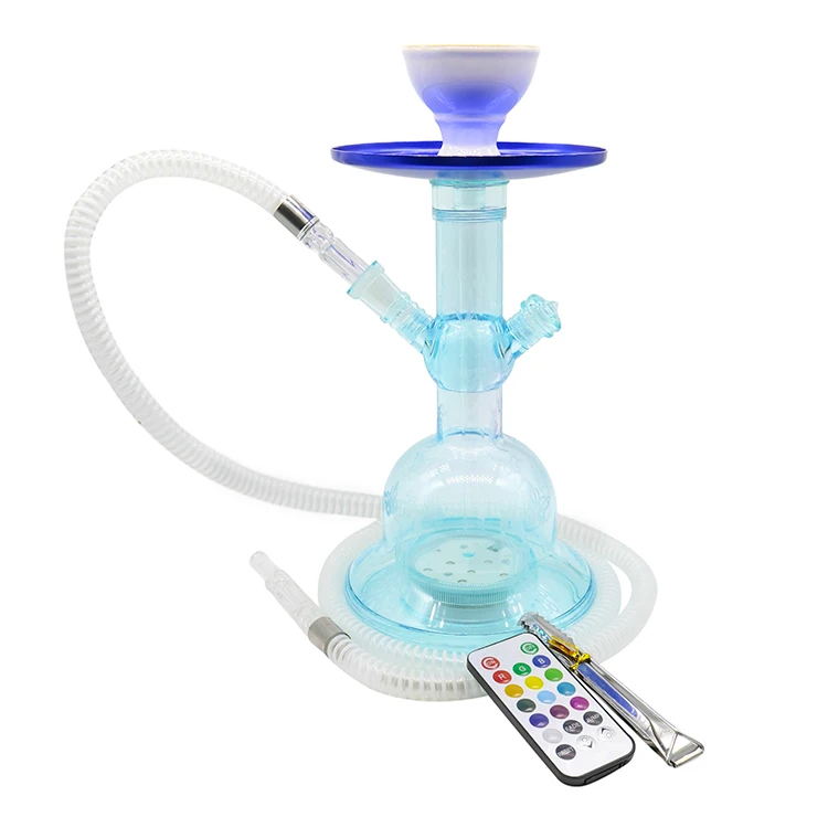 

portable led light shisha designer hookah high quality hookah custom cheap hookah wholesale chicha electronic, 3 colors