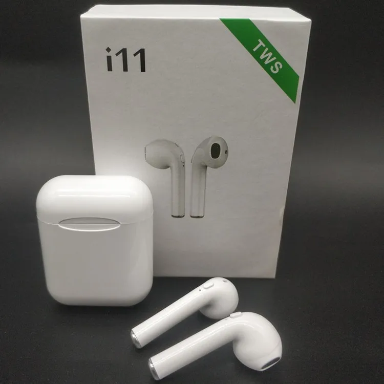 

TWS i11 button wireless earphone headphones BT5.0 mini sport earbuds wireless headset with charging box, N/a