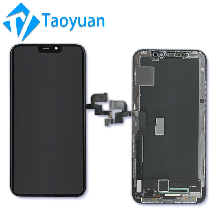 

New product 2018 for iphone x full screen, lcd digitizer phone X 10 display, Black/white