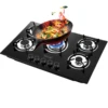 5 burners gas stove/gas cooking hob/tempered glass cooktops Built-in 76cm Factory Direct Sales