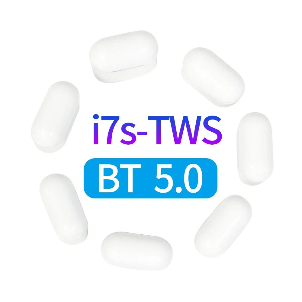 

Trulyplus i7s New BT V5.0 Wireless TWS Mini Portable Earphone Stereo Earbuds with Binaural Call