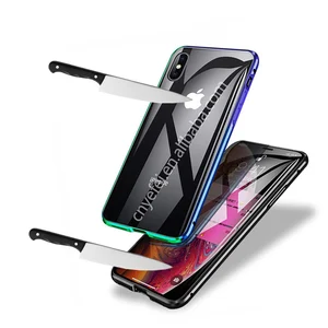 Magnetic Double Tempered Glass Case iPhone XI Max XR