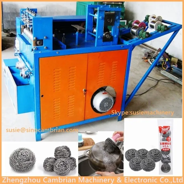 kitchen scourer making machine