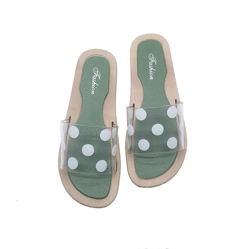 

Wholesale new design factory summer transparent plastic slide sandals for women slippers, Customer's request