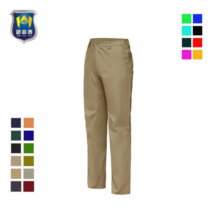 Heavy Duty Khaki Work Wear Pants Custom Casual Mens Canvas Cargo Work