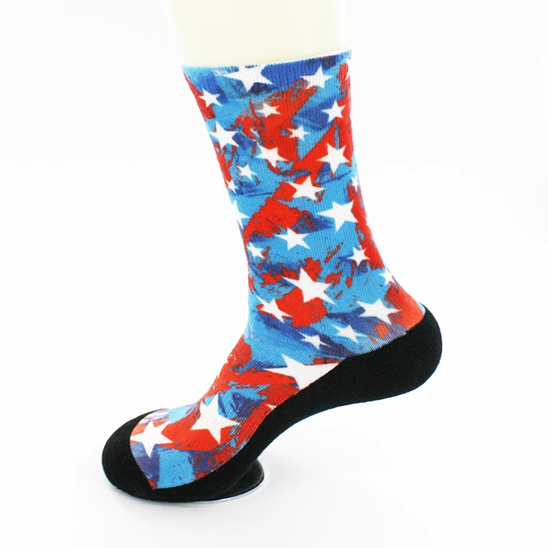 

Custom polyester 360 all over digital printing sublimation socks men, Custom color