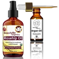 

Organic Rosehip Seed Oil - Virgin Cold Pressed & Unrefined - Perfect for improving Hair, Skin, & Fading Wrinkles, --585020