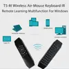 T5 Mic 2.4G Wireless Fly Air Mouse with Microphone Voice Universal Remote Control Keyboard IR Learning For Android TV Box PC T3