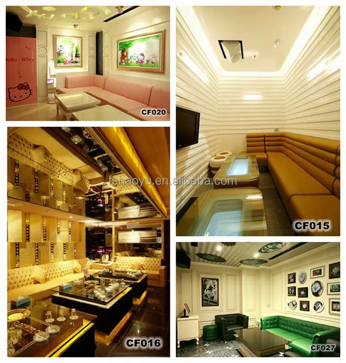 Modern Bar Furniture Night Club Sofa Set Design Hotel Sofa (cf032