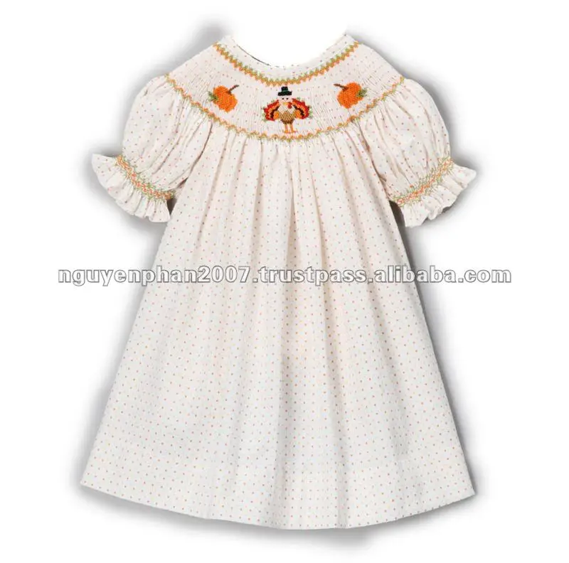 turkey smocked dress