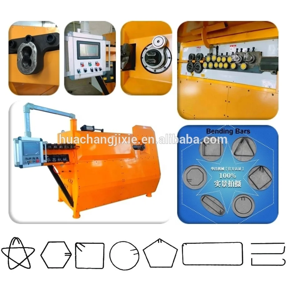 
3D 5-13mm 180 degree CNC Automatic Stirrup Bending Machine/Steel Bar Bending Machine 